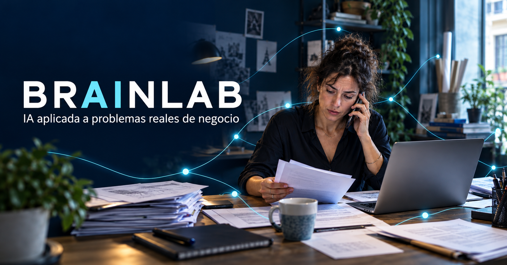 BRAINLAB. Profesional autónoma con conexiones tecnológicas que enlazan su trabajo